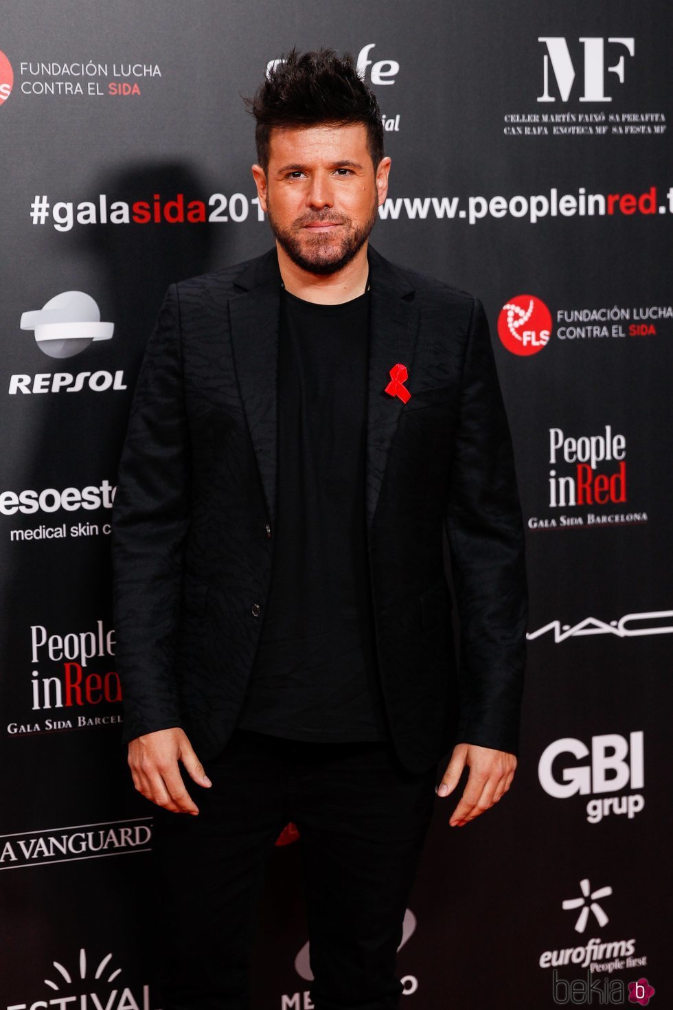 Pablo López en la gala People in Red 2019