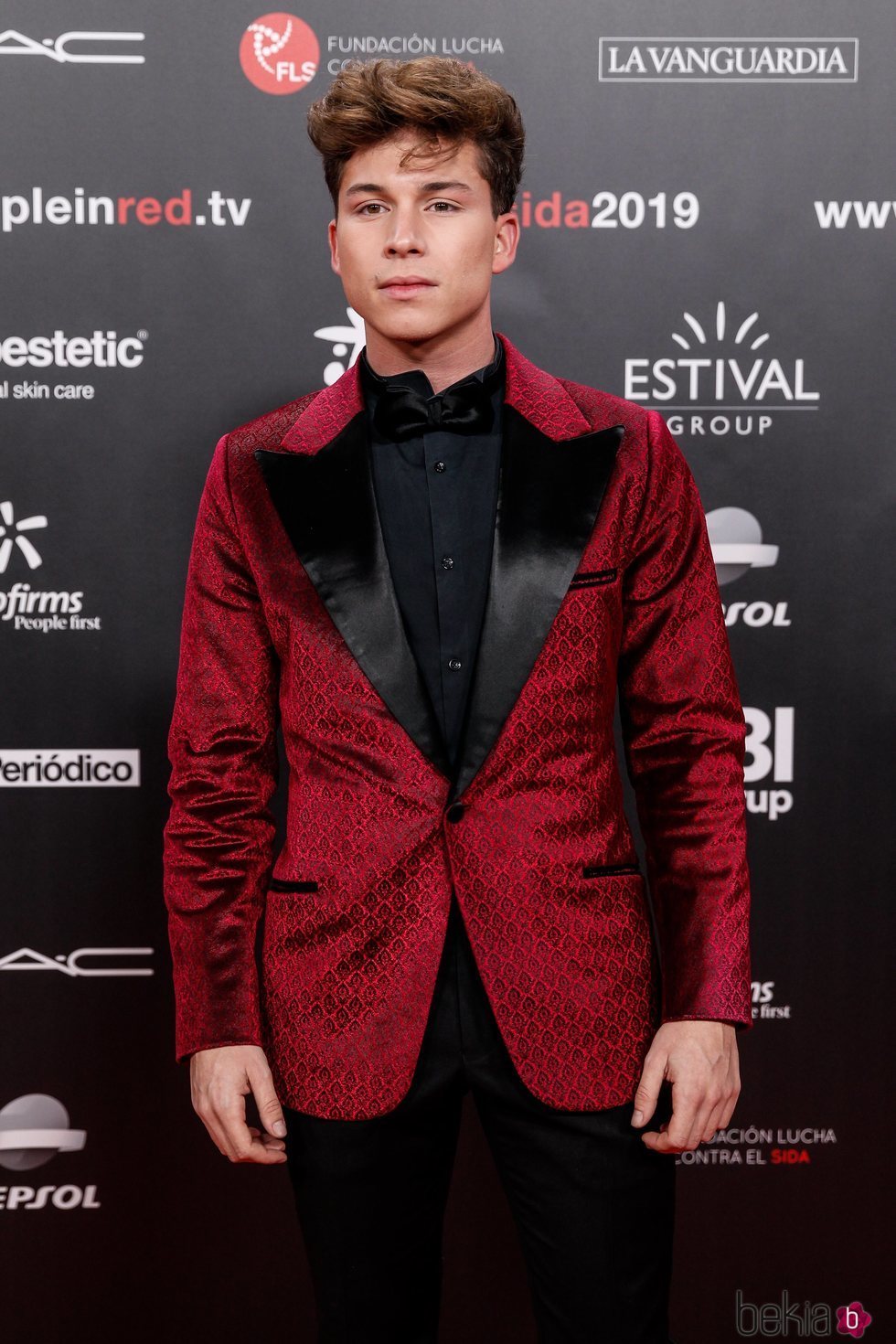 Raoul Vázquez en la gala People in Red 2019