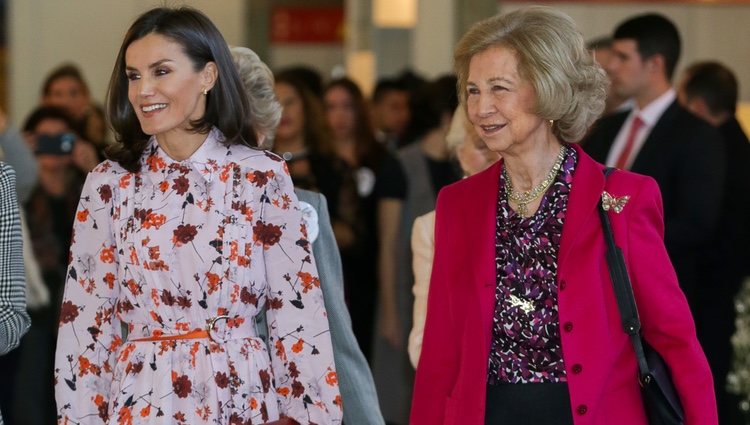 La Reina Letizia y la Reina Sofía en el Rastrillo Nuevo Futuro 2019