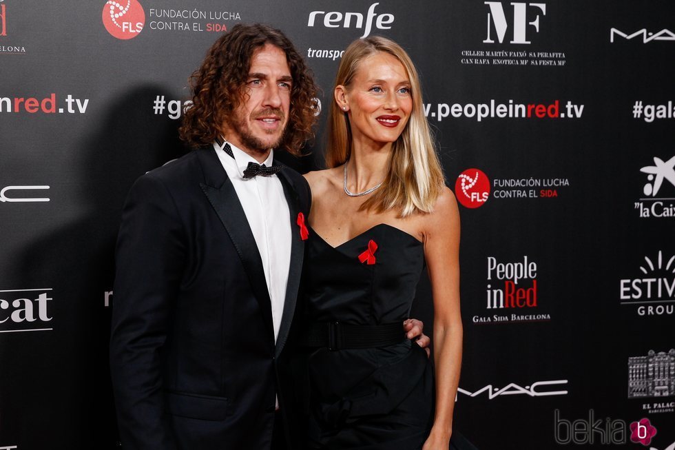 Carles Puyol y Vanesa Lorenzo en la gala People in Red 2019