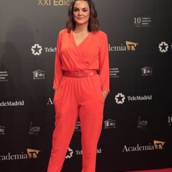 Mónica Carrillo en la alfombra roja de los Premios Iris 2019