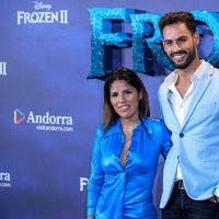 Chabelita Pantoja y Asraf Beno en el estreno de 'Frozen 2'