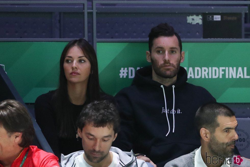 Helen Lindes y Rudy Fernández en la Copa Davis 2019