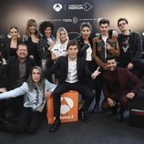 Los concursantes de 'TCMS 8' en la presentación de la nueva edición