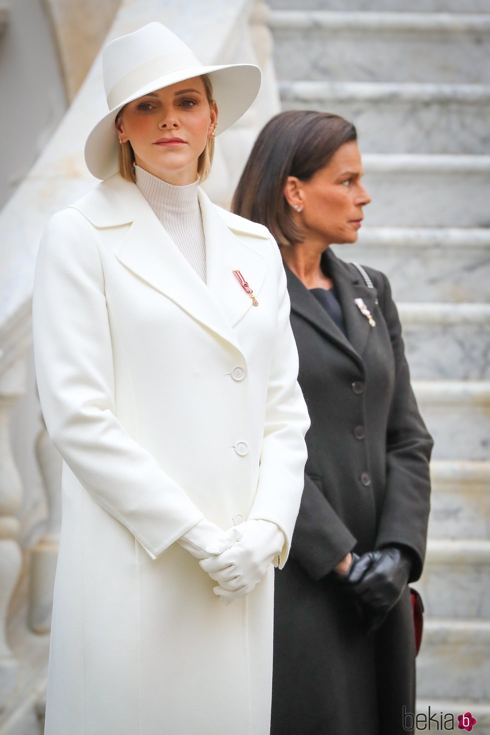 Charlene de Mónaco y Estefanía de Mónaco en el Día Nacional de Mónaco 2019