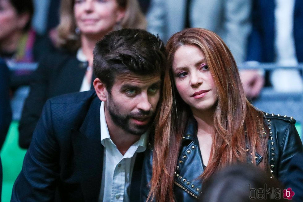 Shakira y Gerard Piqué, cómplices en la final de la Copa Davis 2019