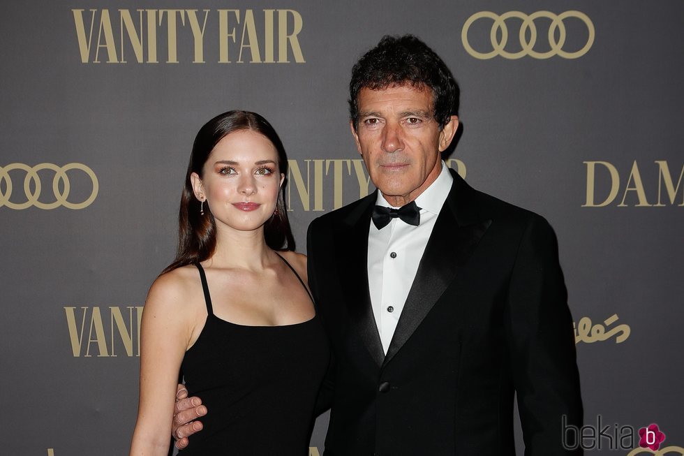 Antonio Banderas y Stella del Carmen en la 'Fiesta Personaje del año Vanity Fair 2019'