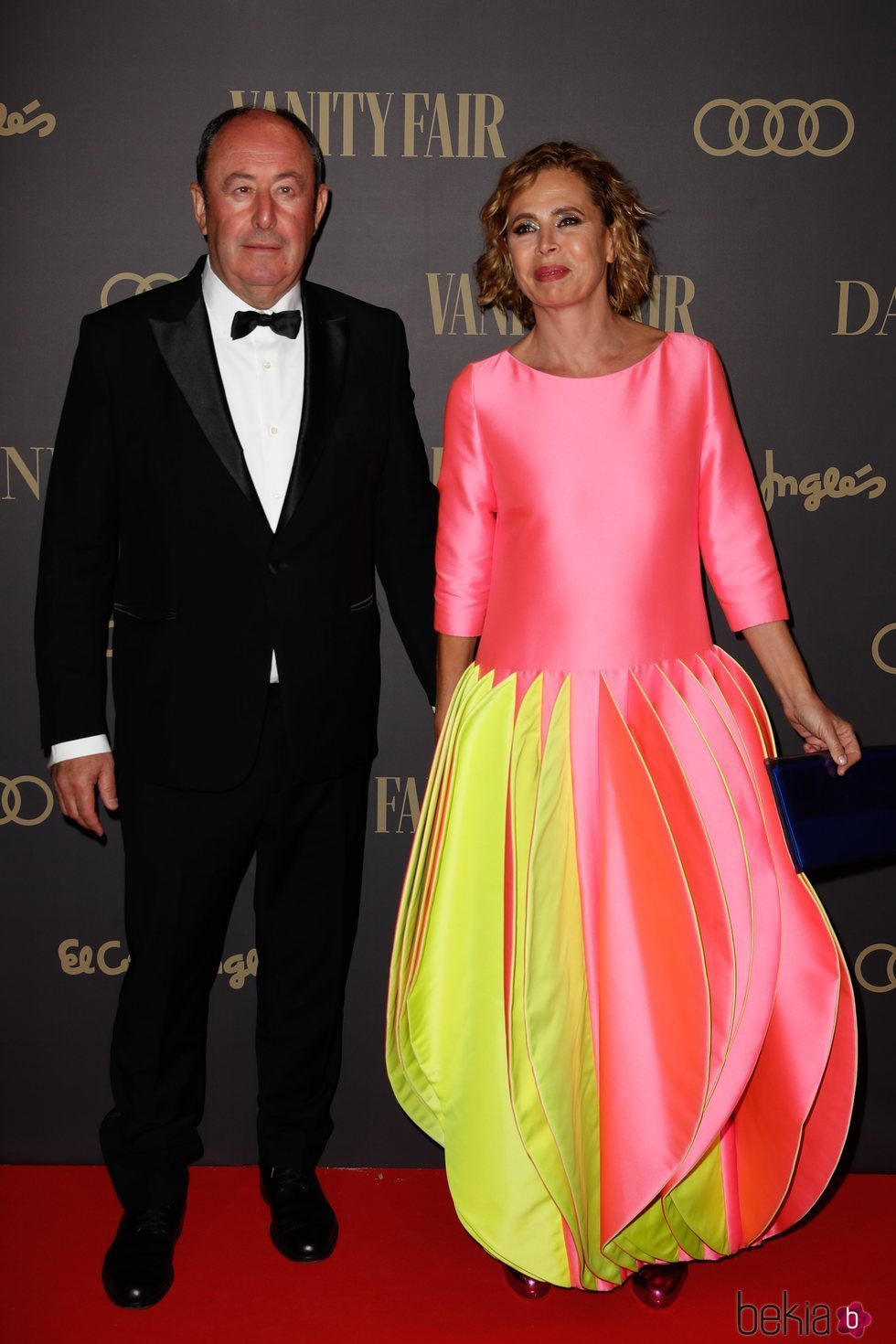 Ágatha Ruiz de la Prada y su novio, el empresario Luis Miguel Rodríguez, en la 'Fiesta Personaje del año Vanity Fair 2019'