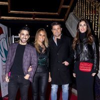 Marta López, Alfonso Merlos, Miguel Frigenti e Isabel Rábago en la fiesta de Navidad de Unicorn