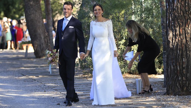 Roberto Bautista y Ana Bodí recién casados