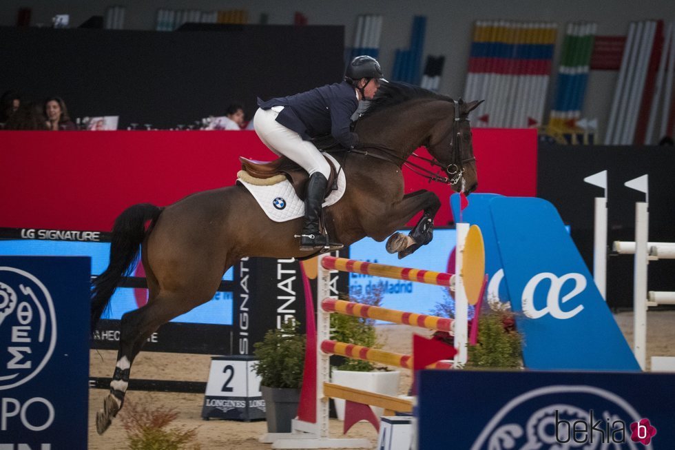 Cayetano Martínez de Irujo compitiendo en la Madrid Horse Week