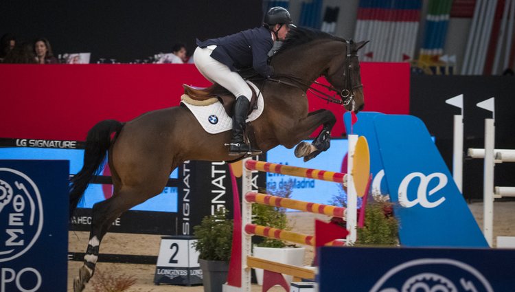 Cayetano Martínez de Irujo compitiendo en la Madrid Horse Week