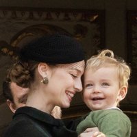 Beatrice Borromeo y su hijo Francesco Casiraghi, muy sonrientes en el Día Nacional de Mónaco 2019