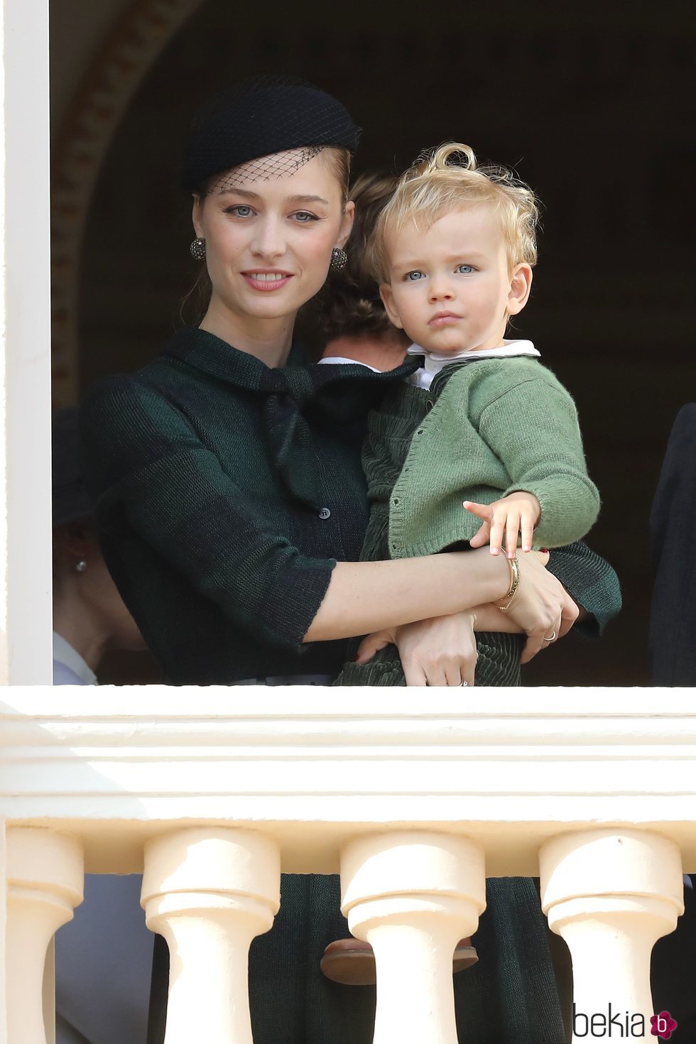 Beatrice Borromeo y su hijo Francesco Casiraghi en el Día Nacional de Mónaco 2019