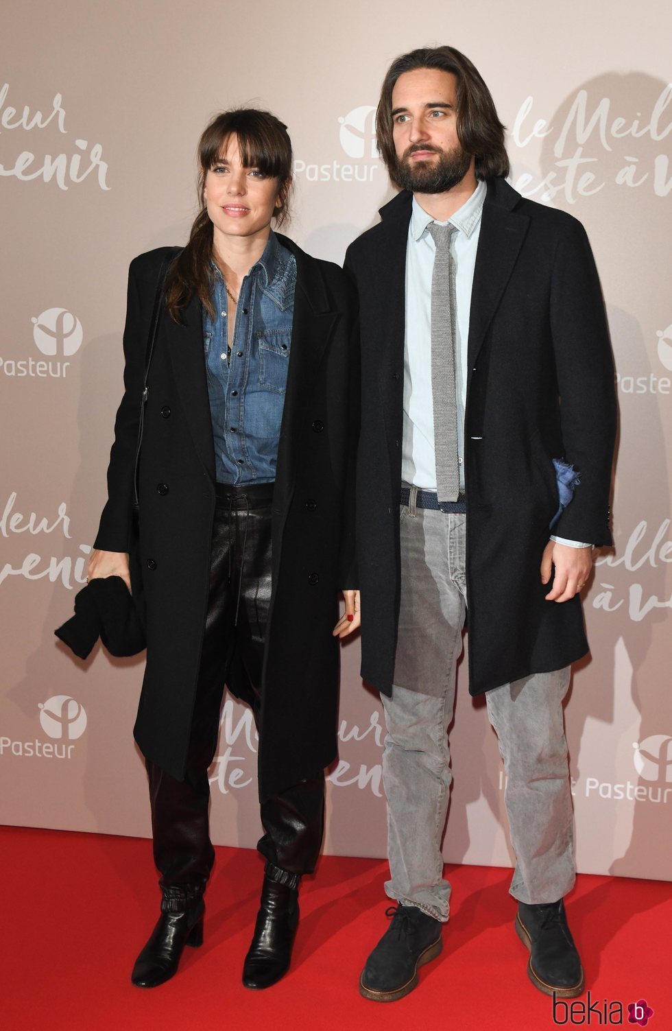 Carlota Casiraghi y Dimitri Rassam en el estreno de 'Le meilleur reste à venir'