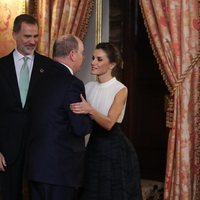 La Reina Letizia y Alberto de Mónaco en la recepción por la Conferencia sobre el Cambio Climático