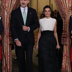 Los Reyes Felipe y Letizia en la recepción por la Conferencia sobre el Cambio Climático