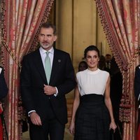 Los Reyes Felipe y Letizia en la recepción por la Conferencia sobre el Cambio Climático