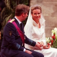 Felipe y Matilde de Bélgica el día de su boda