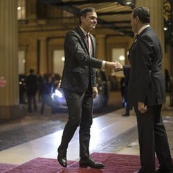 Pedro Sánchez en Buckingham Palace para el 70 aniversario de la OTAN