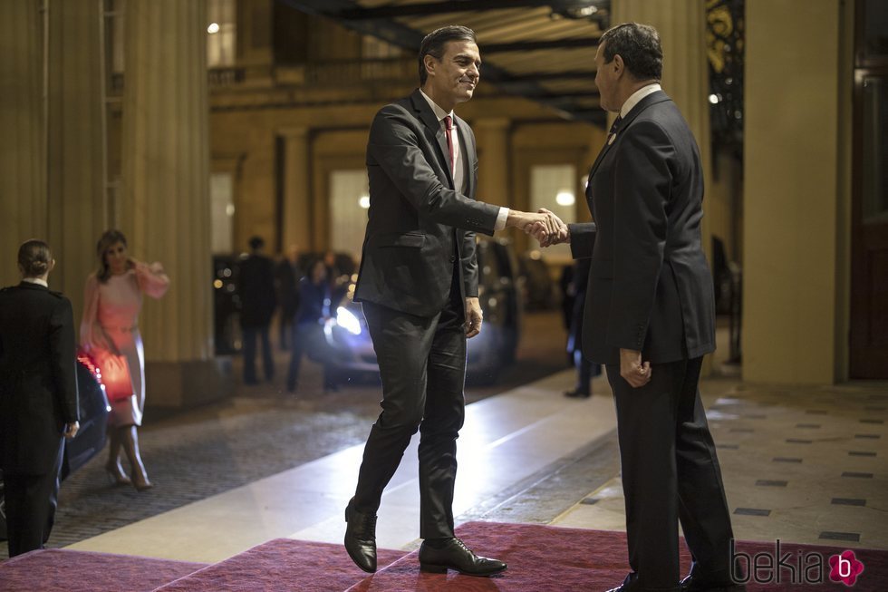 Pedro Sánchez en Buckingham Palace para el 70 aniversario de la OTAN