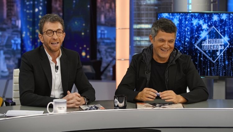 Alejandro Sanz promocionando '#ElDisco' con Pablo Motos en 'El hormiguero'