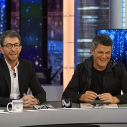 Alejandro Sanz promocionando '#ElDisco' con Pablo Motos en 'El hormiguero'