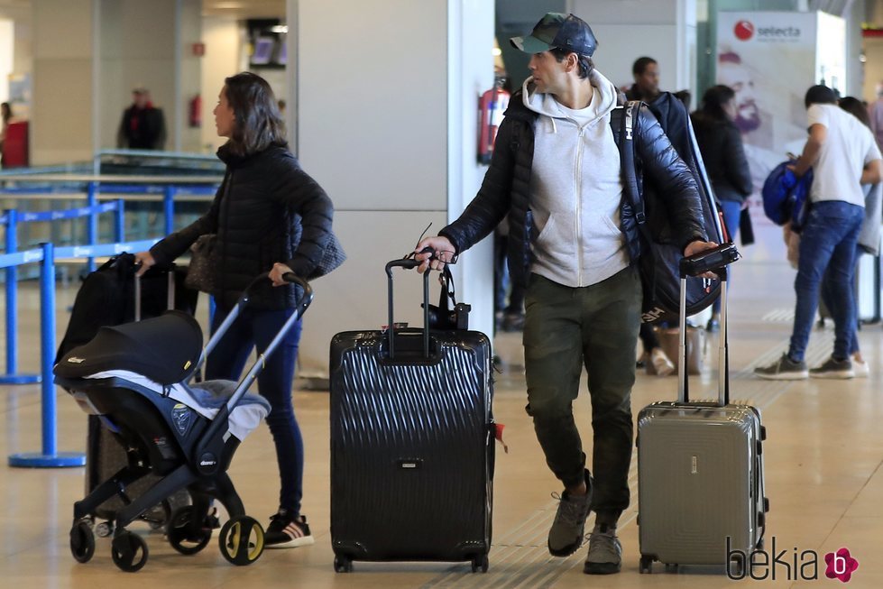 Ana Boyer y Fernando Verdasco terminan su visita a Madrid