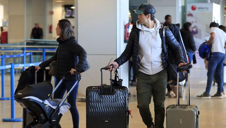 Ana Boyer y Fernando Verdasco terminan su visita a Madrid