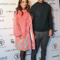 Estela Grande y Diego Matamoros en el desfile de la nueva colección de Tony Fernández