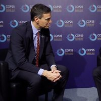 Harrinson Ford y Pedro Sánchez en la Cumbre del Clima de Madrid 2019