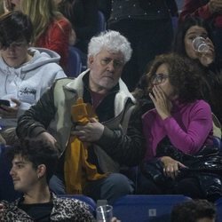 Pedro Almodóvar en el concierto de Rosalía en Madrid