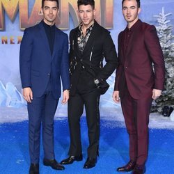 Los Jonas Brothers en la premiere de 'Jumanji'