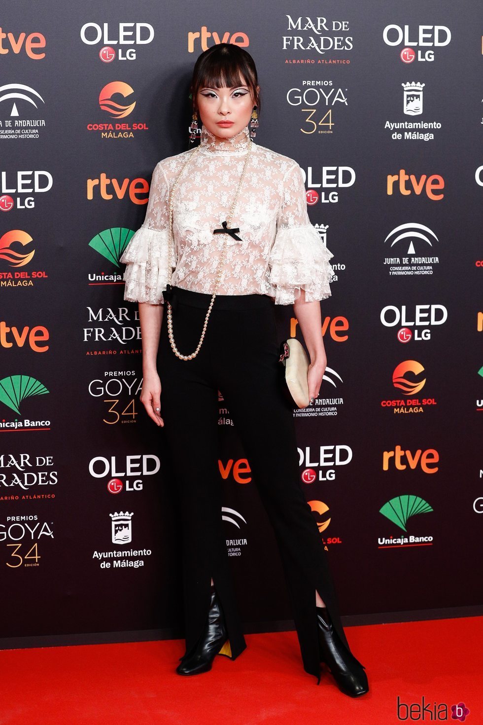 Chacha Huang en la fiesta de los nominados a los Premios Goya 2020