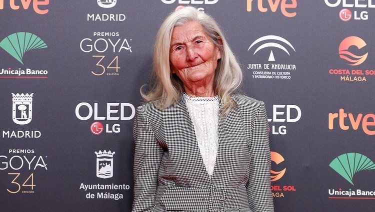 Benedicta Sánchez en la fiesta de los nominados a los Premios Goya 2020