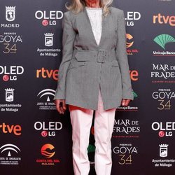 Benedicta Sánchez en la fiesta de los nominados a los Premios Goya 2020