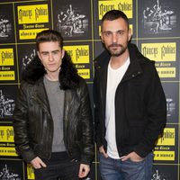 Pelayo Díaz y David Delfín en la presentación del disco de Nancys Rubias