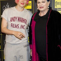 Bimba y Lucía Bosé en la presentación del disco de Nancys Rubias