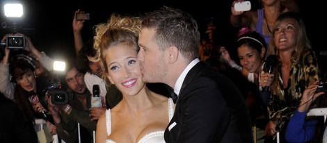 Michael Bublé y Luisana Lopilato el día de su boda