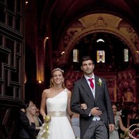 Boda de Raúl Albiol con su novia Alicia Roig