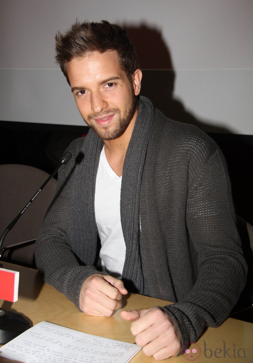 Pablo Alborán en la presentación de 'Somos Sur'