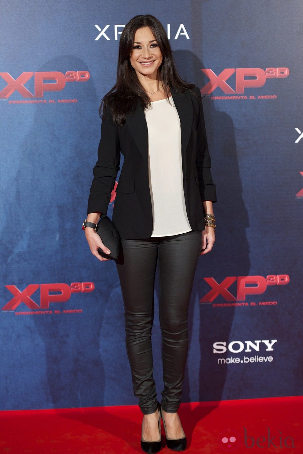 Cecilia Gómez en el estreno de XP3D en Madrid