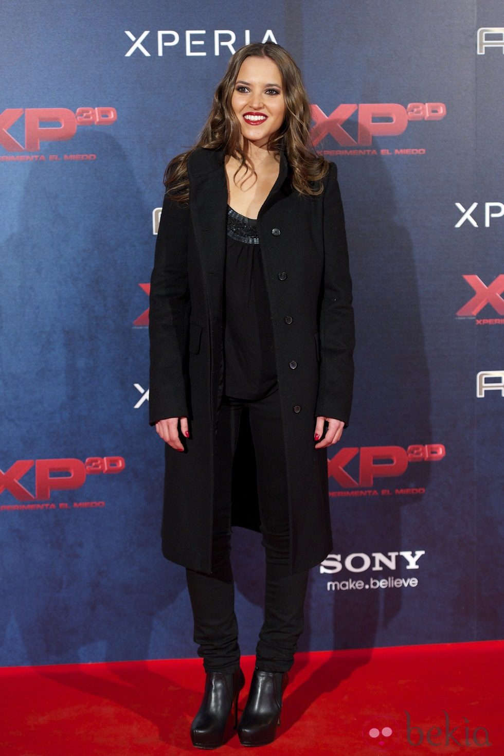 Ana Fernández en el estreno de XP3D en Madrid