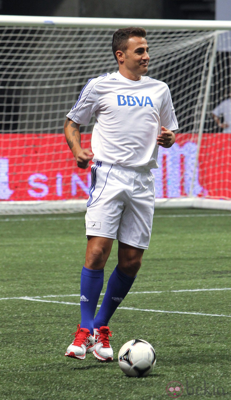 Fabio Cannavaro en el 'Partido x la Ilusión'