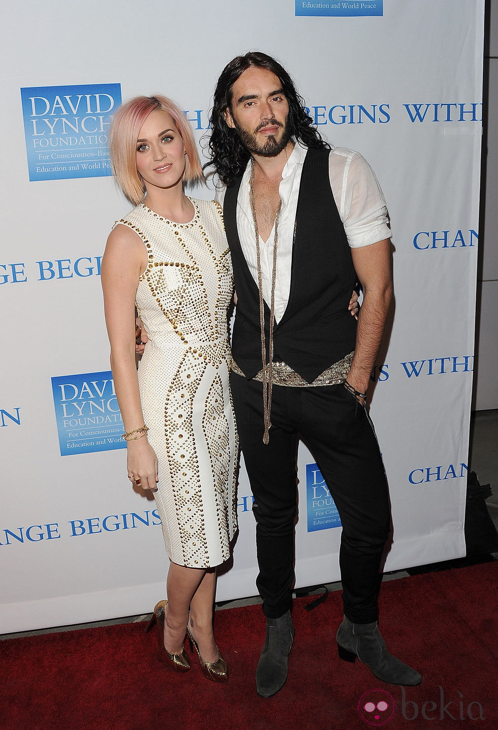 El matrimonio formado por Katy Perry y Russell Brand