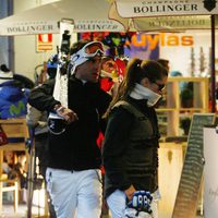 Elena Tablada y Daniel Arigita en la nieve