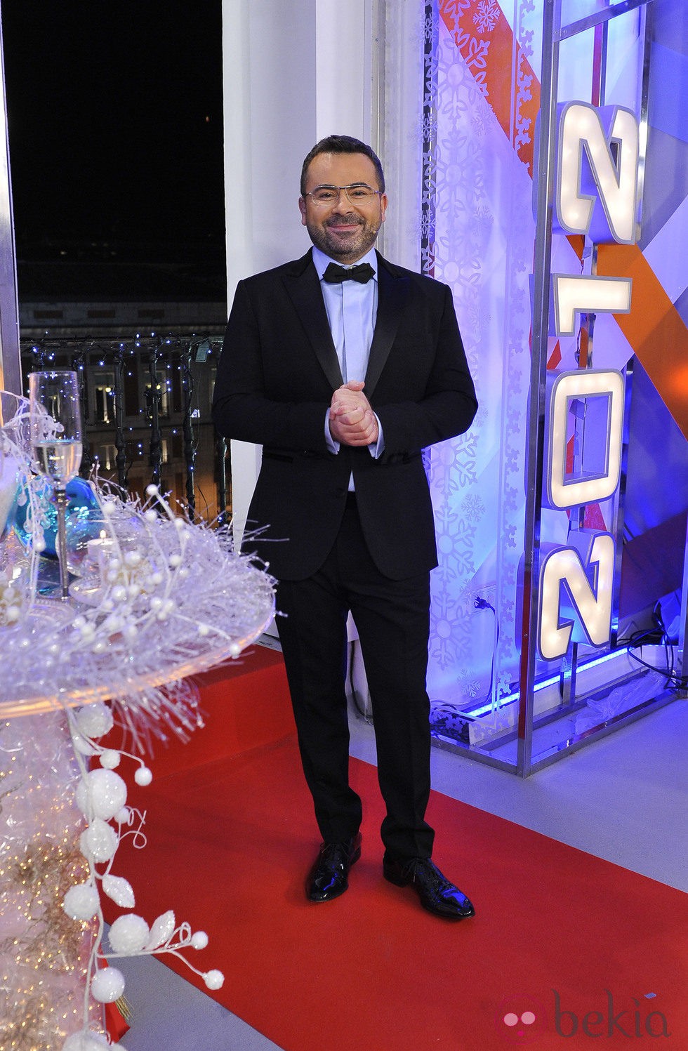 Jorge Javier Vázquez en la Puerta del Sol antes de las Campanads 2011