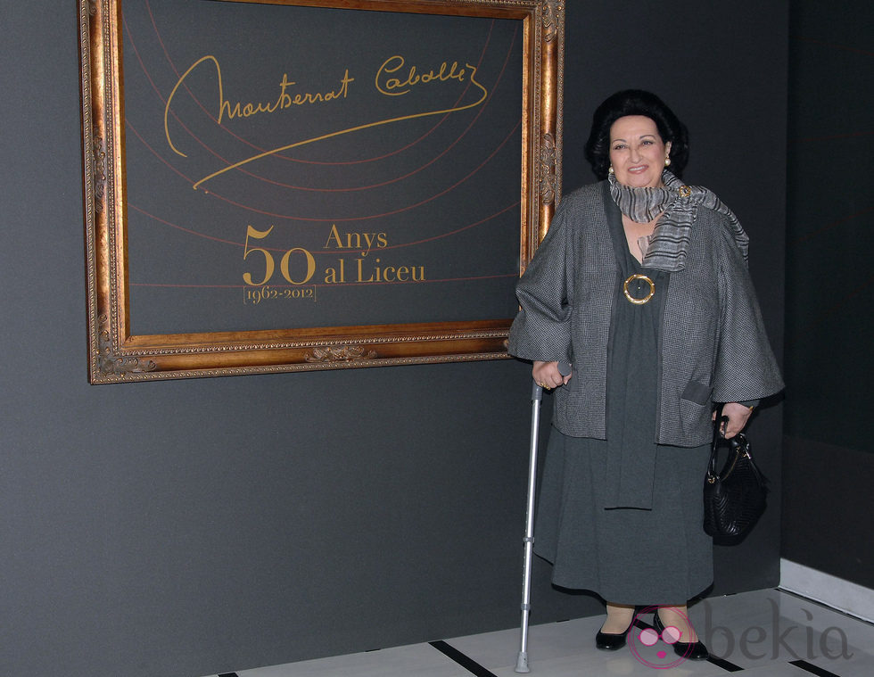 Montserrat Caballé en el 50 aniversario de su debut