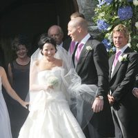 Andrea Corr y su marido Brett Desmond