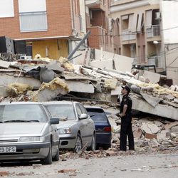 Edificios derrumbados por el terremoto de Lorca en 2011